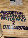 Custom Resin Alphabet & Number Magnet Set
