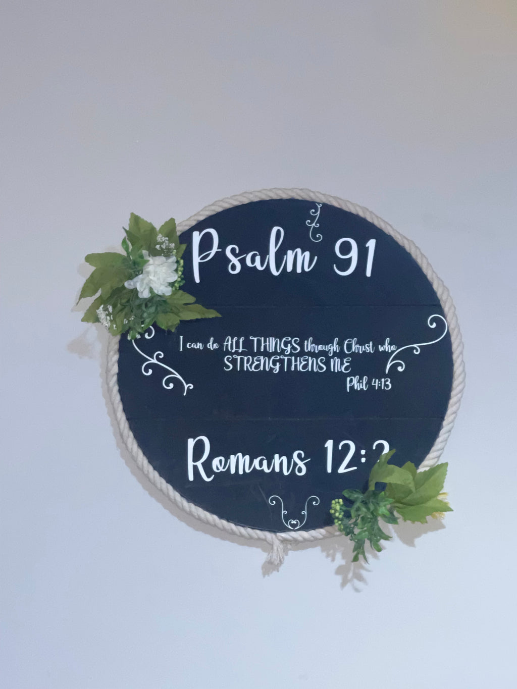 Custom Scripture Resin Plaques