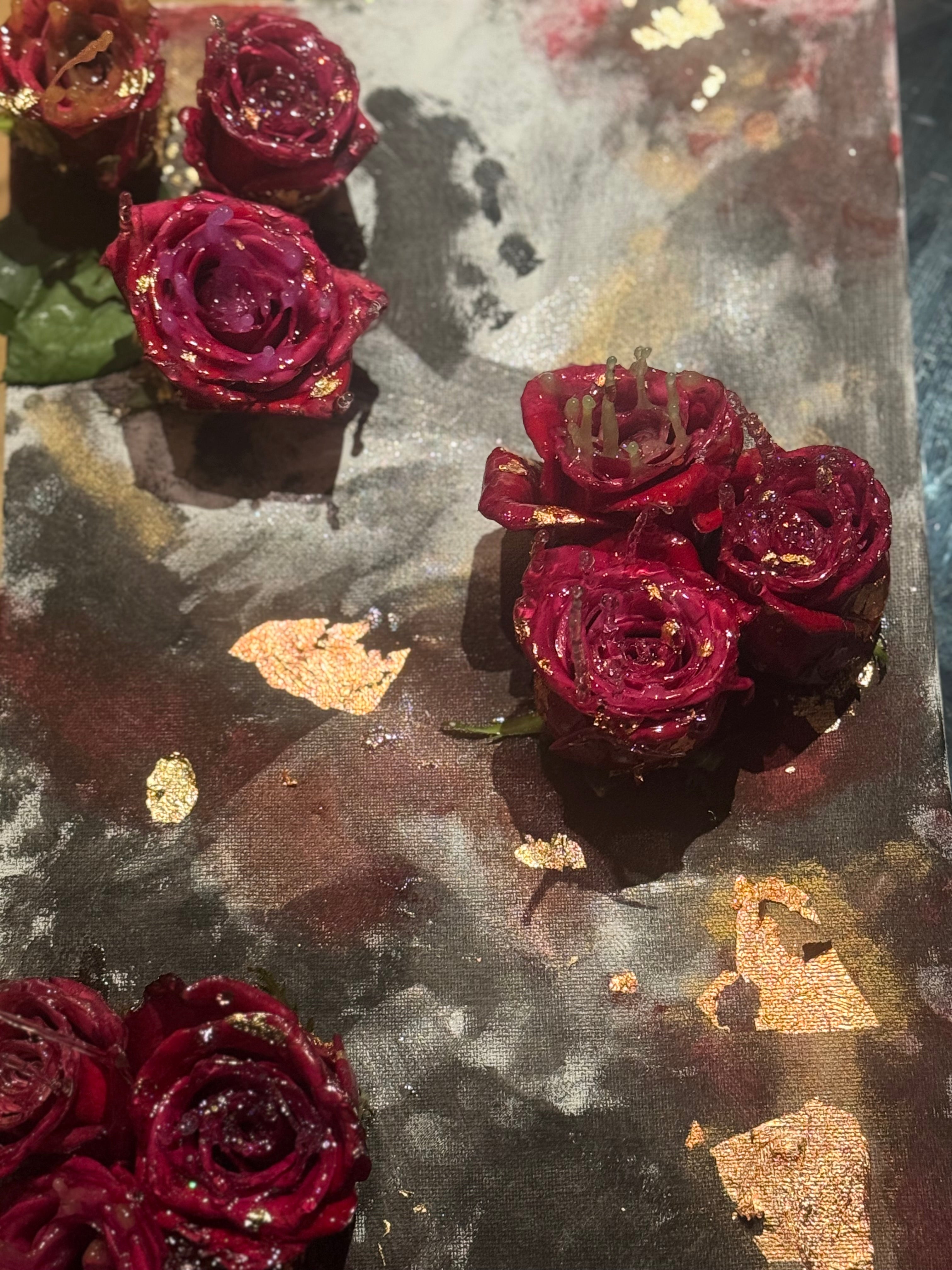 Custom Real Rose Canvas