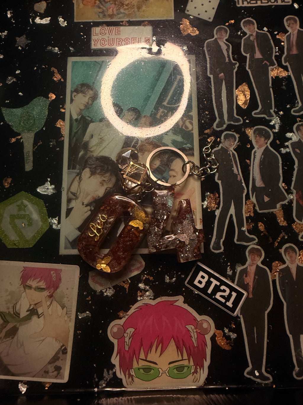Custom Anime Resin Keychain Set