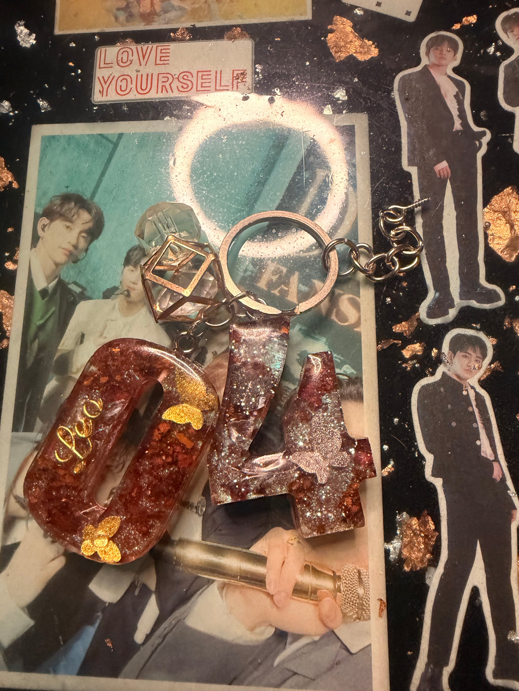 Custom Anime Resin Keychain Set