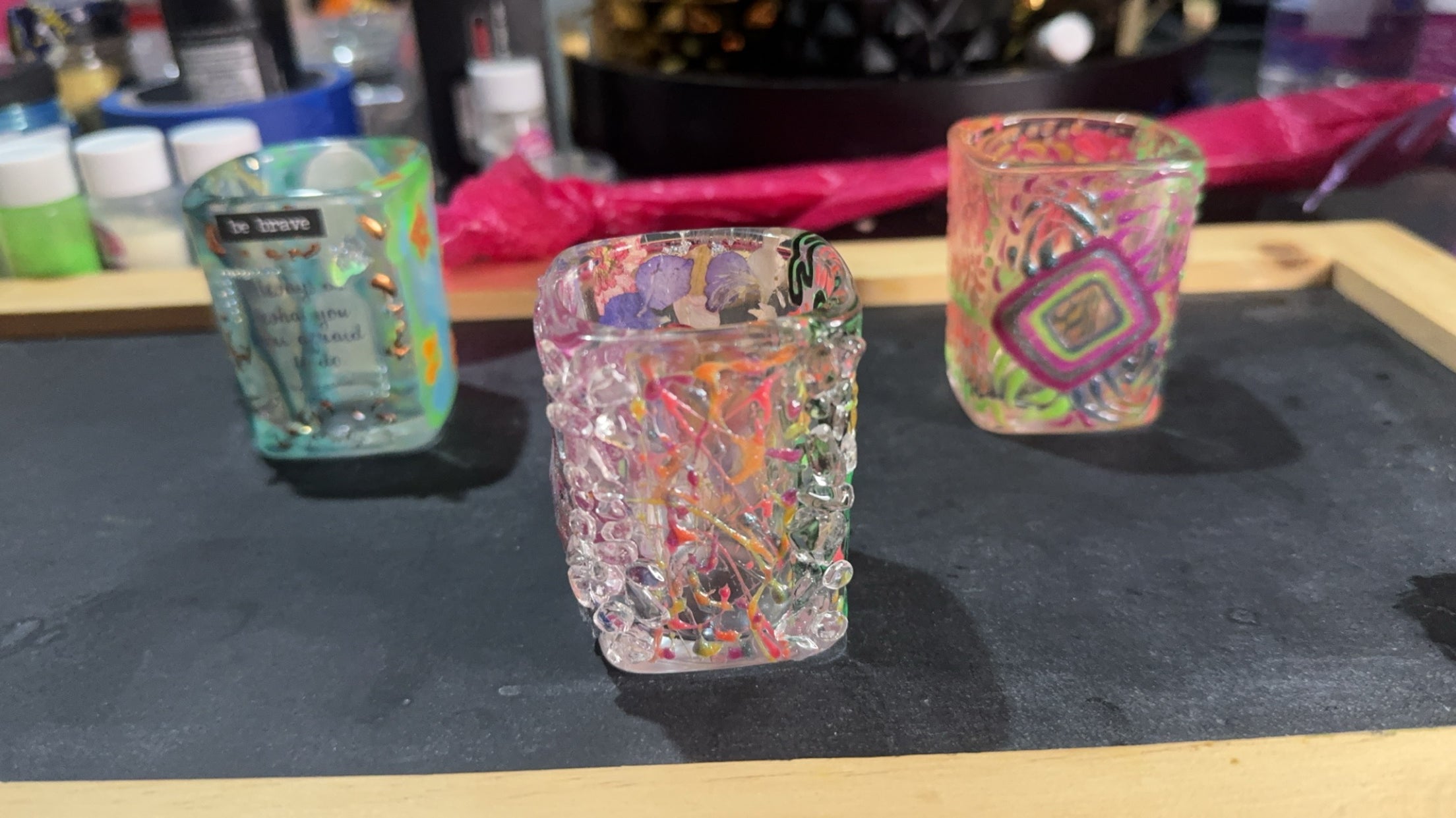 Custom Decorative Shot Glass Set
