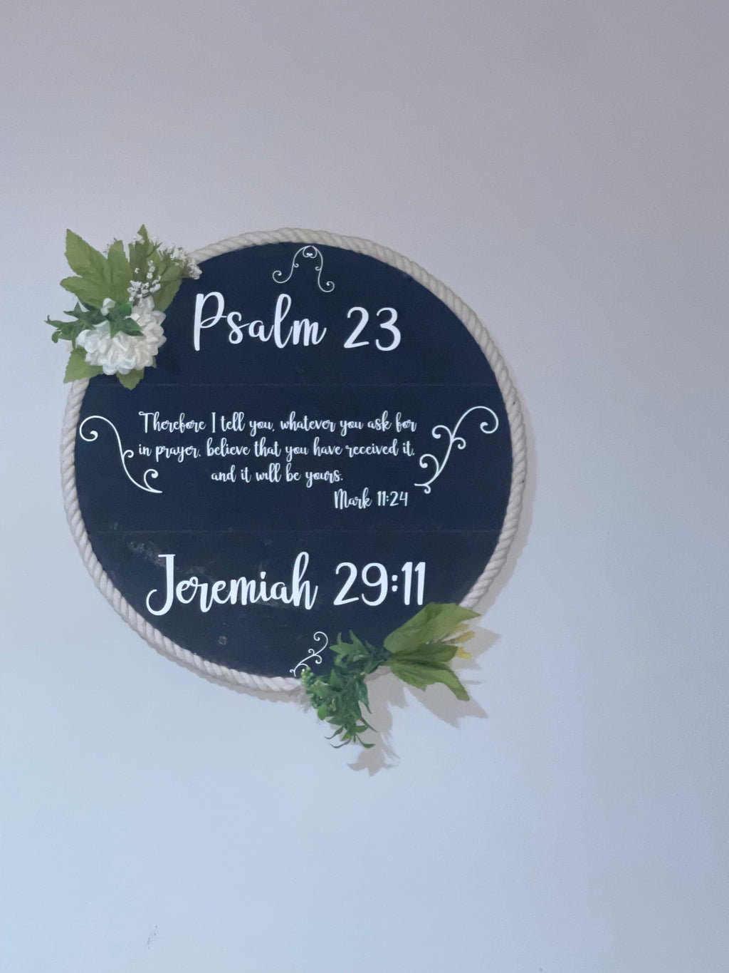 Custom Scripture Resin Plaques