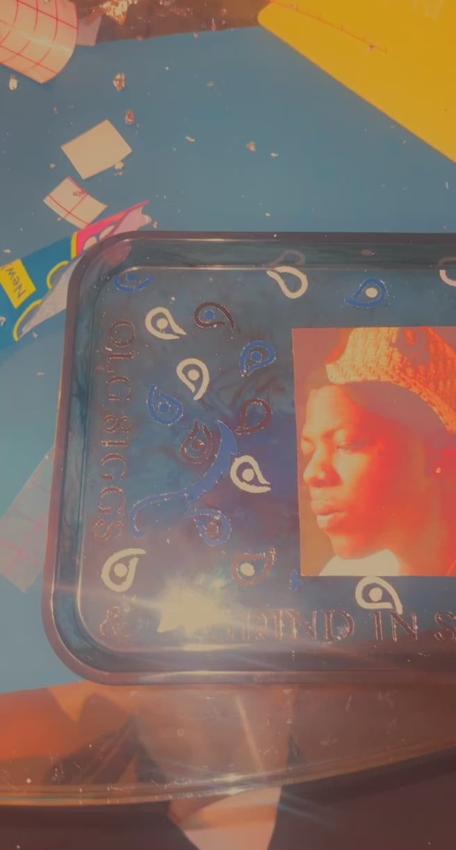 Custom Photo Resin Rolling Tray