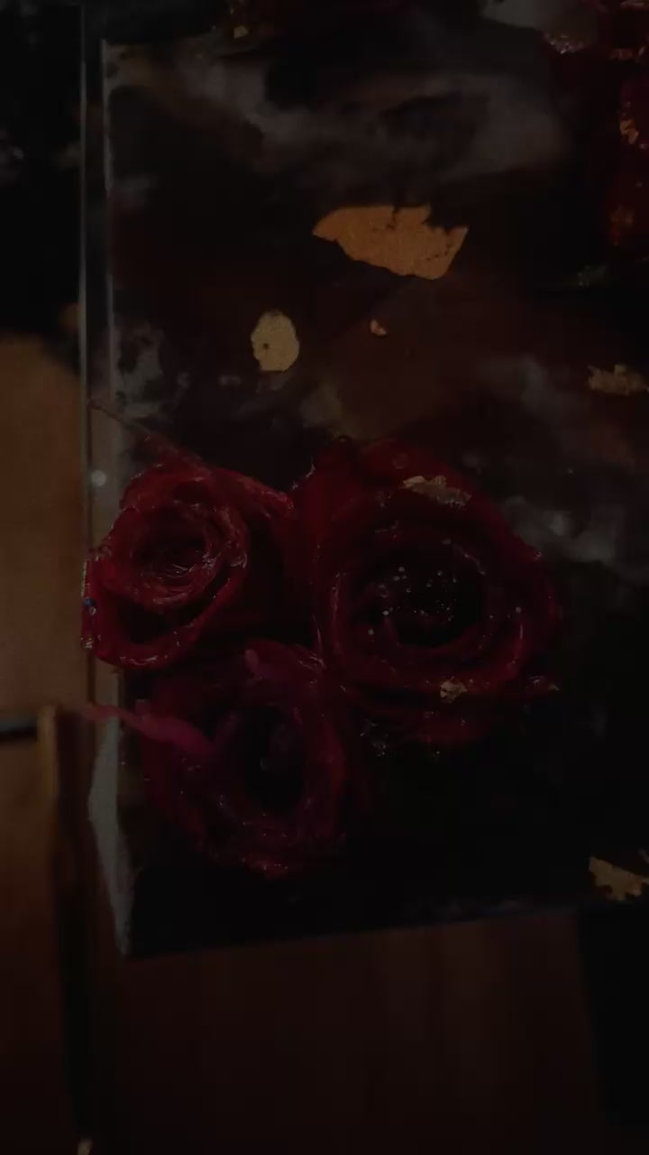 Custom Real Rose Canvas